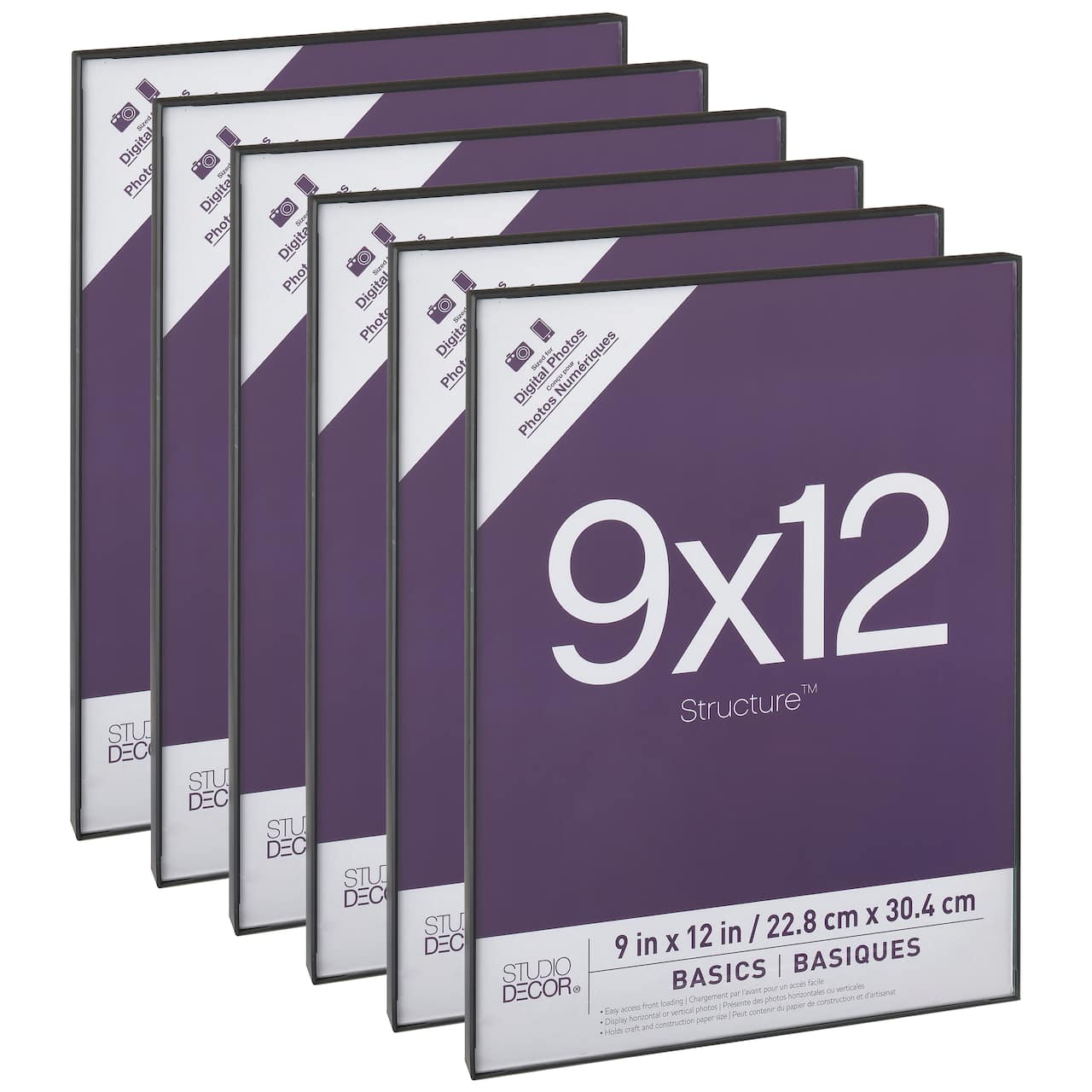 6 Pack: Black Frame, Basics by Studio Décor®